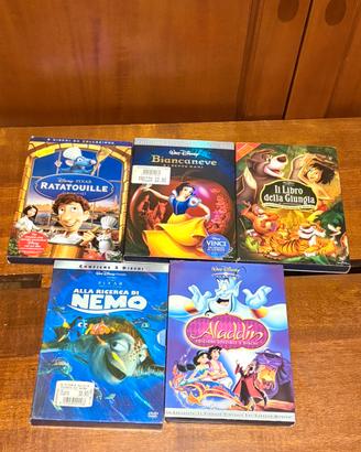 Lotto 5 DVD Disney e Pixar