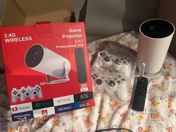 Proiettore 2 in 1 completo di tutto e due joystick