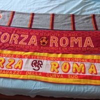 Sciarpe tifo Roma calcio