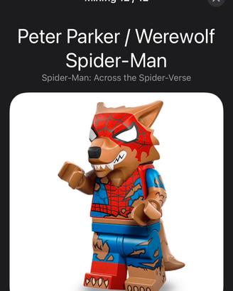 Lego 71050 COLSPI-12 Peter Parker Werewolf spider