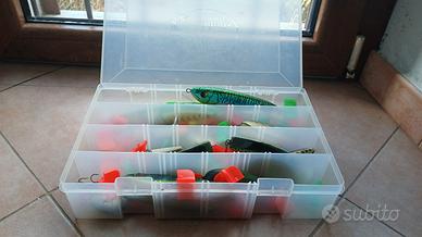 cassetta di esche da luccio
