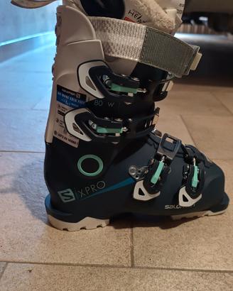 SCARPONE SCI DONNA SALOMON  X/PRO 80W Riscaldabile
