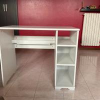 Scrivania bianca 90 x 52 x 75 cm