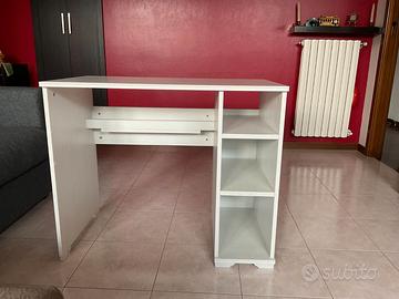 Scrivania bianca 90 x 52 x 75 cm