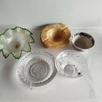 Collezione piattini e posacenere