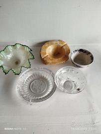 Collezione piattini e posacenere