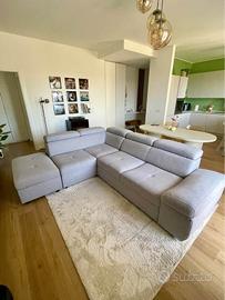 Divano angolare 270x170cm (+ pouf contenitore)