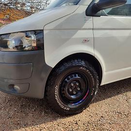gomme + cerchi per VW  t5 BF GOODRICH 