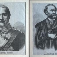 Stampe Antiche Ritratti 1871