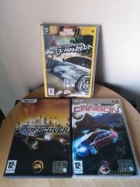 3 Videogiochi saga Need for Speed