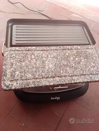 Grill elettrico completo di pietra