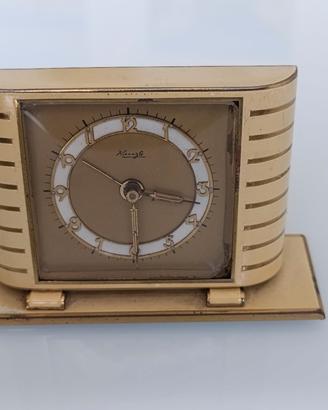 sveglia da viaggio vintage Kienzle stile Art Déco 