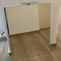 Specchio bagno con luce led
