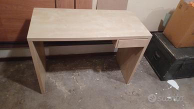 scrivania ikea malm betulla
