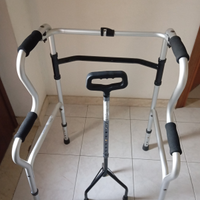 Tripode e deambulatore pieghevole ottime condizio