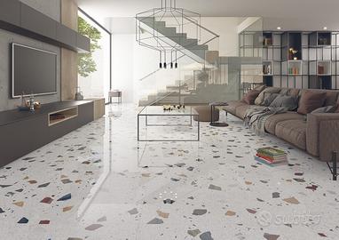 Piastrella 79,3x79,3 Stracciatella Nacar Polished