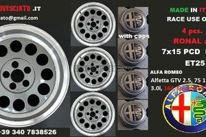 Alfa Romeo 75 90 gtv6 ronal a1 15 5x98 ANTRACITE