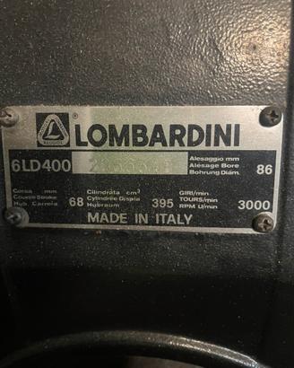 Generatore di corrente lombardini a gasolio