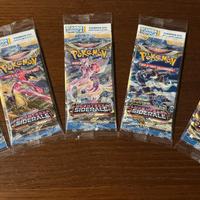 Artset 5 Bustine Pokemon Lucentezza Siderale