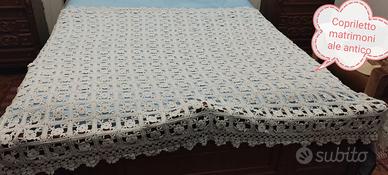 copriletto matrimoniale all uncinetto 