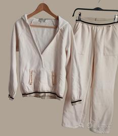 Tuta crema chiara donna in cotone. KNL . Taglia S.