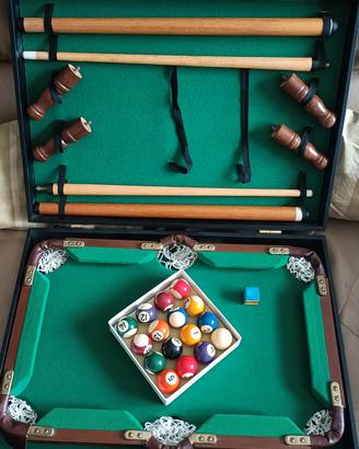 Biliardo con valigetta 