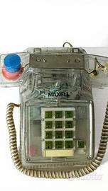 Telefono fisso  Maxell trasparente (raro)