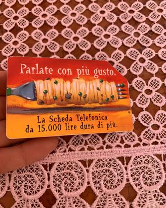 Scheda telefonica della Telecom da 5 mila lire