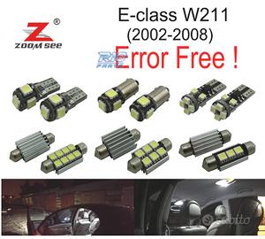 KIT 25 LAMPADE LED INTERNE MERCEDES CLASSE E W211 