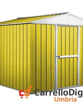 Box deposito porta attrezzi lamiera 276x260 giallo