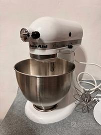 Planetaria impastatrice Kitchen Aid bianca 4.3L