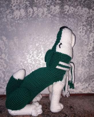 🧶 Lupo all’uncinetto – Tifosi Avellino 🟢⚪