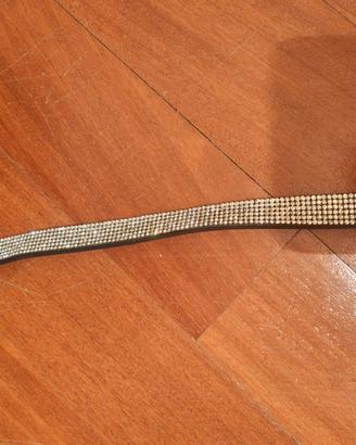 Collana choker multifila con strass brillanti arge