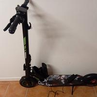 Monopattino Argento AG25 Nero/verde