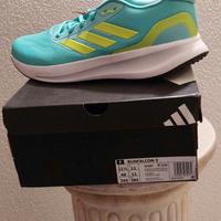 Adidas Runfalcon 5 azzurro chiaro giallo