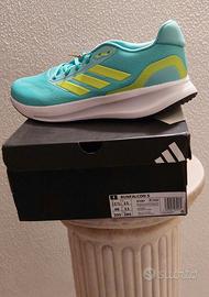 Adidas Runfalcon 5 azzurro chiaro giallo