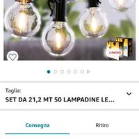 54 Lampadine 21,2 metri LED Feste Ristoranti Giard