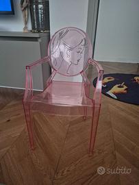 Sedia Kartell Lou Lou Ghost Barbie  Rarissima!