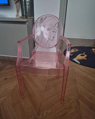 Sedia Kartell Lou Lou Ghost Barbie  Rarissima!