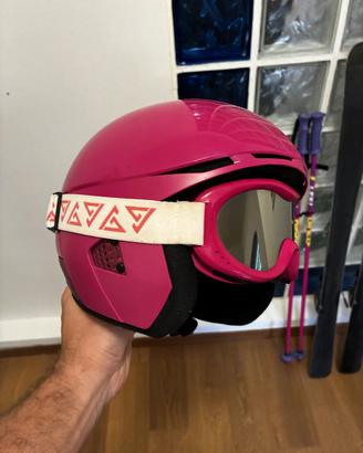 Casco + maschera da sci bambino