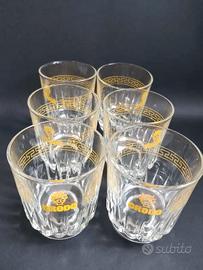 Set 6 bicchieri vintage CRODO - Anni '70 Crodino