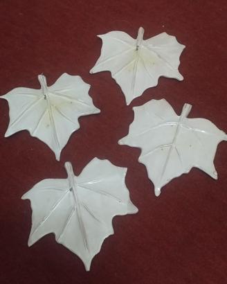 Foglie in ceramica