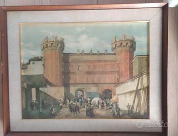 quadro ad olio di Carlo Piacenza del 1856