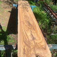 tavole in legno d'olivo stagionate e piallate