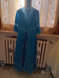 Vestaglia+camicia da notte vintage anni 70 tg III