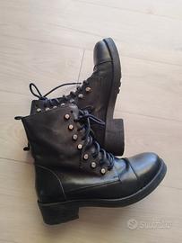 anfibi pelle ragazza 