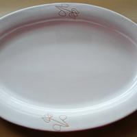 Vassoio ovale ceramica Cerasarda 