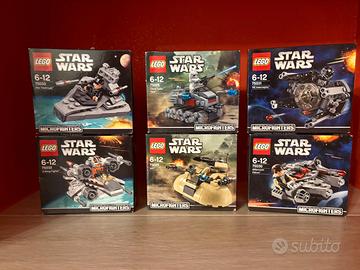 Lotto 6 LEGO Star Wars Microfighters Serie 1