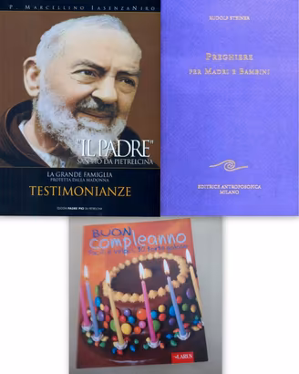Lotto libri: Padre Pio Vol.3 + Preghiere +30 torte
