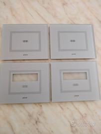 Placche rettangolari AVE touch S4 + supporto